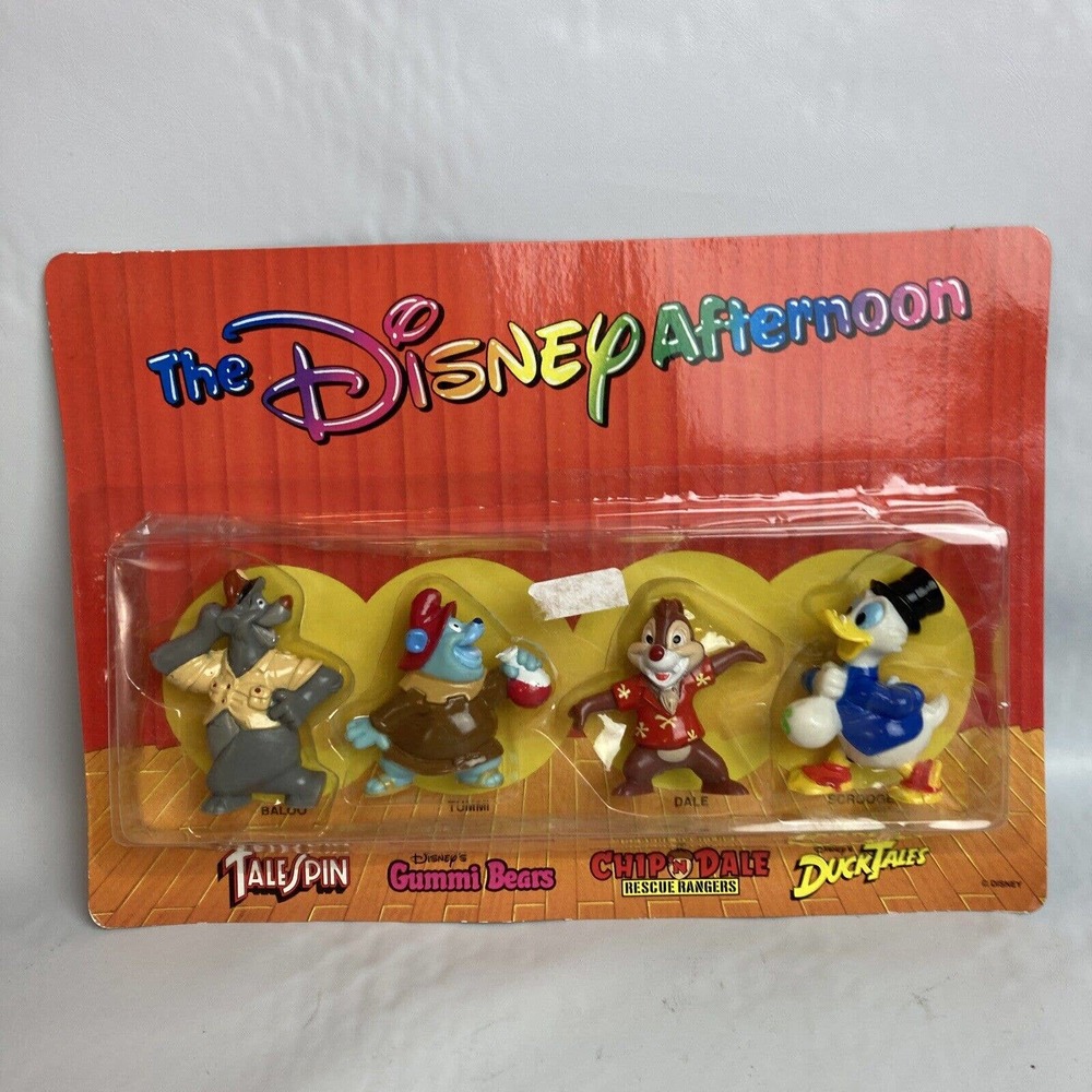1991 Disney Afternoon Figures Kellogs Collection Baloo Tummi Dale Scrooge NEW